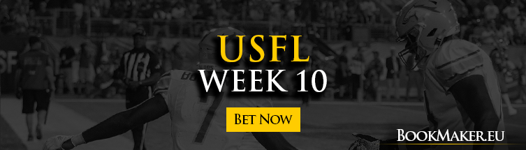 USFL Week 10 Betting Online